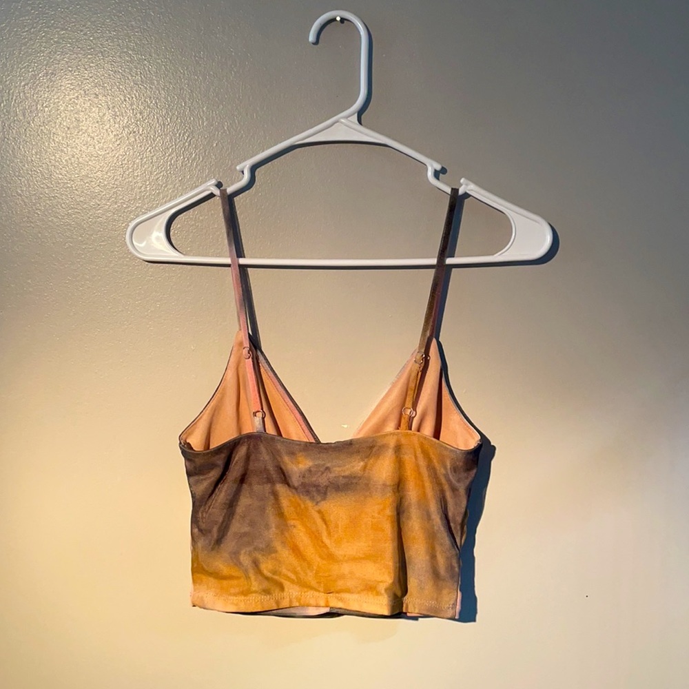 Urban Outfitters Tie-dyed Crop Tank Top - Picture 2 of 3